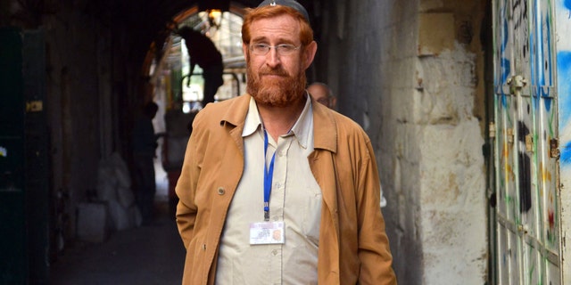 Nov. 10, 2013: Hard-line Jewish activist Yehuda Glick walking in a street in Jerusalem