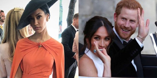 Actress Janina Gavankar reveals more details from inside Meghan Markle and Prince Harry's royal wedding reception.