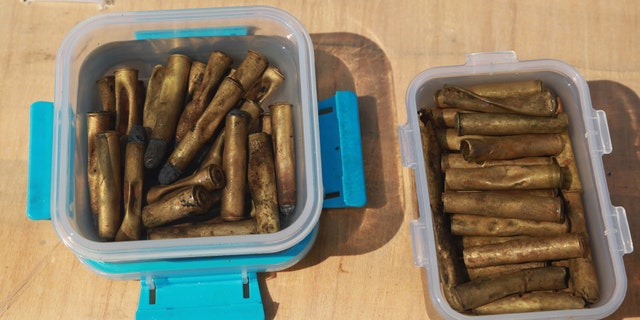 Bullets recovered from the Jingyuan wreck site