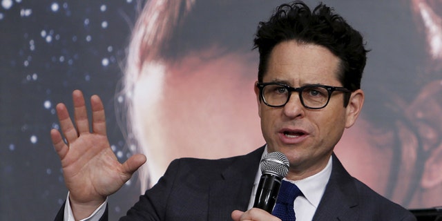 Director J.J. Abrams speaks during a news conference for his upcoming movie "Star Wars: The Force Awakens" in Urayasu, Chiba prefecture, the suburbs of Tokyo, Japan, December 11, 2015. REUTERS/Yuya Shino  - RTX1Y6W0