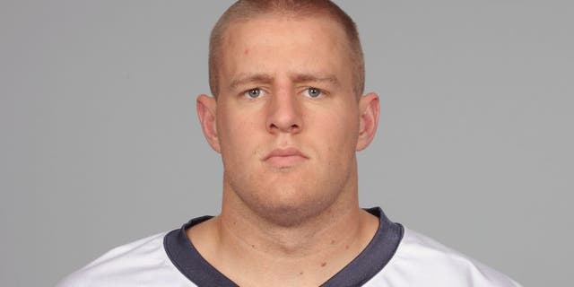 HOUSTON, TX - CIRCA 2011: In this handout image provided by the NFL, JJ Watt of the Houston Texans poses for his NFL headshot circa 2011 in Houston, Texas. (Photo by NFL via Getty Images)