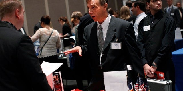 A job fair in New York.