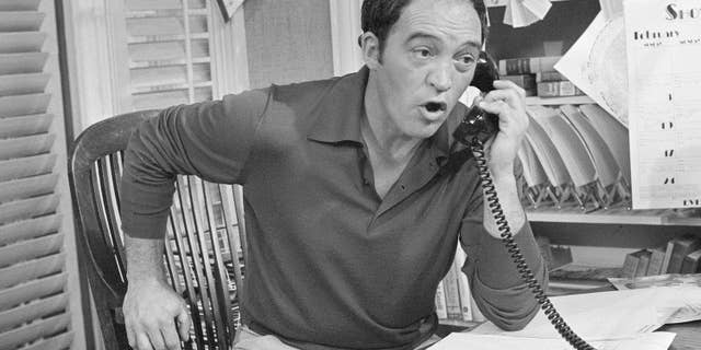 In this March 18, 1980 file photo, actor Joe Santos appears on the set of the NBC-TV comedy series "Me and Maxx," in Los Angeles. AP