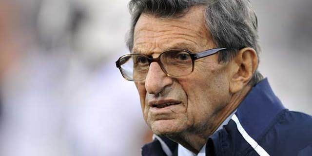 Penn State coach Joe Paterno in 2011.