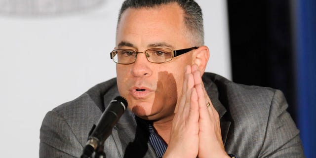 April 12, 2011: John Gotti Jr. participates in a press conference for the film "Gotti: Three Generations," based on the life of John Gotti, at The Sheraton Hotel.