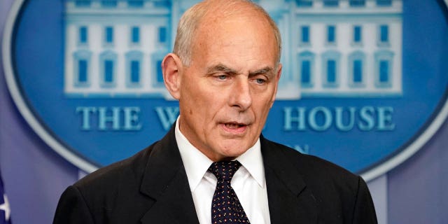 John Kelly is facing criticism from a pair of far-left Democrats. (Associated Press)