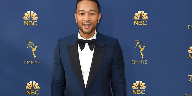 John Legend arrives at the 70th Primetime Emmy Awards on Monday, Sept. 17, 2018, at the Microsoft Theater in Los Angeles. (Photo by Jordan Strauss/Invision/AP)