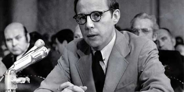 John Dean, former counsel to President Nixon, testifying during a Senate Watergate hearing in 1973.