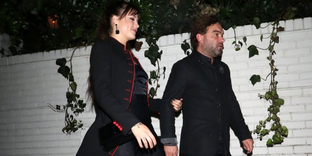 Actor Johnny Galecki shares a photo of his night out with his new, younger girlfriend Alaina Meyer.