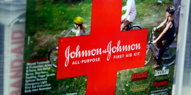 A first aid kit made by Johnson & Johnson for sale on a store shelf in Westminster, Colorado April 14, 2009.