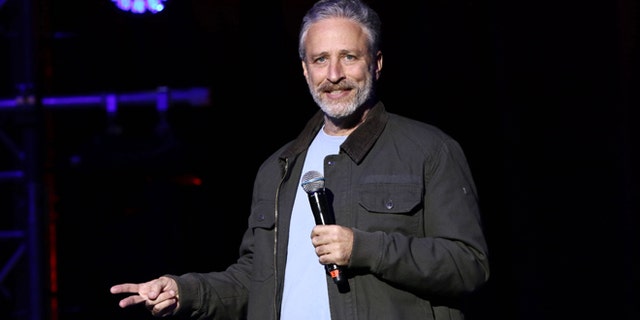 Nov.. 10, 2015. Jon Stewart performs at the 9th Annual Stand Up For Heroes event, In New York.