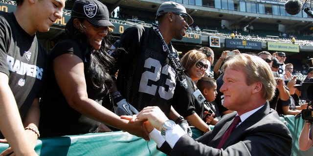 Jon Gruden, pictured in 2012, compiled a 38-26 record with the Raiders between 1998 and 2001.