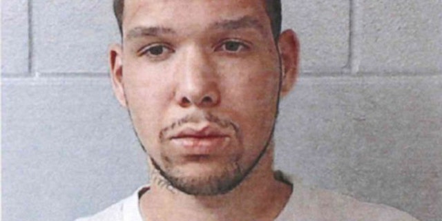 The mugshot of Jory Enck, of Copperas Cove, who was arrested after he allegedly failed to return an overdue library book.