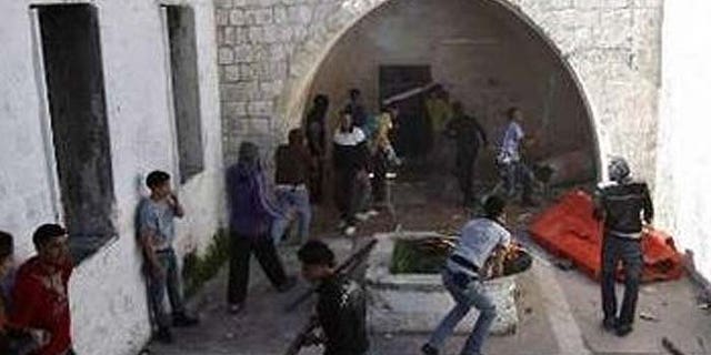 Joseph's Tomb, in the West Bank, was the target of a recently foiled bomb plot. (Reuters)