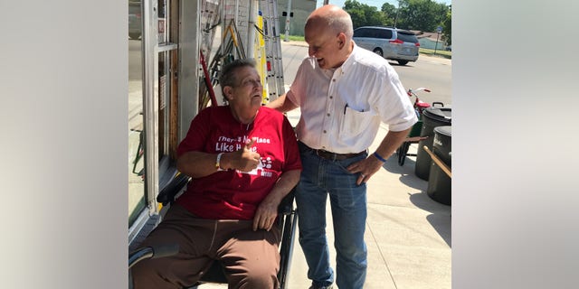 Joshua Rogers' father with Jerry.
