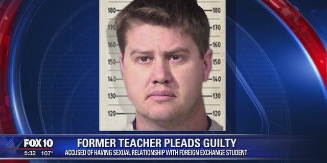 Joshua Schroder, 36, will be sentenced October 12 for sexual conduct with a 17-year-old Swedish foreign exchange student.