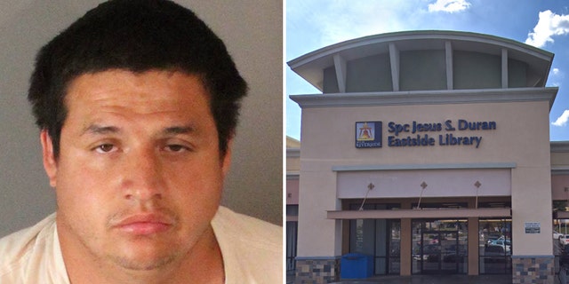 Juan Francisco Palacios is accused of sexually assaulting a 6-year-old body at a public library in Riverside, Calif.