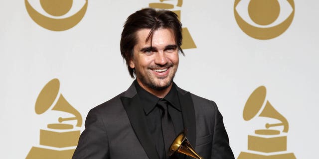 Juanes at the 55th annual Grammy Awards on Sunday, Feb. 10, 2013, in Los Angeles.