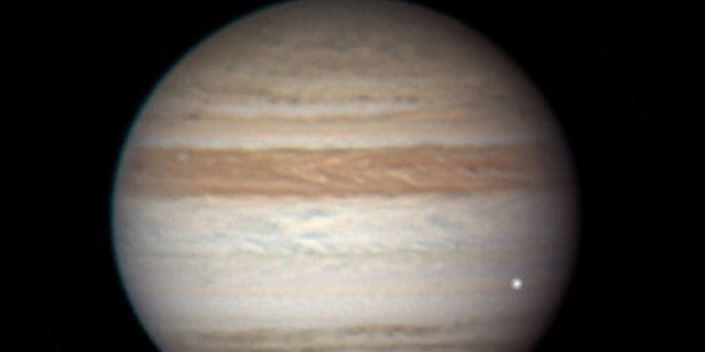 This photo of Jupiter taken June 3, 2010 by Australian amateur astronomer Anthony Wesley shows a bright fireball from an apparent meteor or other object. Skywatcher Christopher Go of the Philippines also caught the event on video.