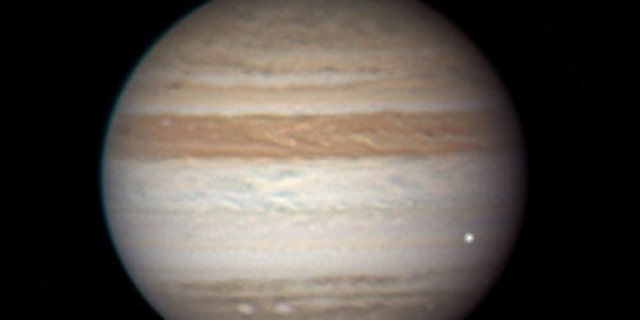 This photo of Jupiter taken June 3, 2010 by Australian amateur astronomer Anthony Wesley shows a bright fireball from an apparent meteor or other object. Skywatcher Christopher Go of the Philippines also caught the event on video.