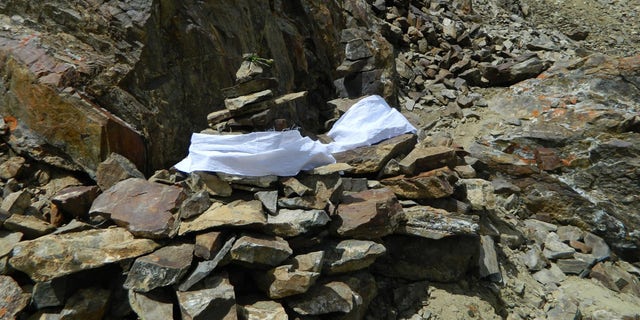 The bodies located by the team will remain on the mountain under makeshift memorials, but DNA testing will help their loved ones find peace knowing they received a burial. (Sequoia Di Angelo)