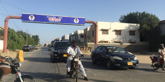 The "Phase Eight" area, the most recent part of Karachi, to have been targeted for intense cleanup and crackdown as part of efforts to reduce terrorism and crime in the Pakistani city.