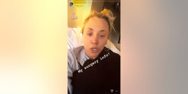 Kaley Cuoco Planned Her Post Wedding Shoulder Surgery Over A Year Ago