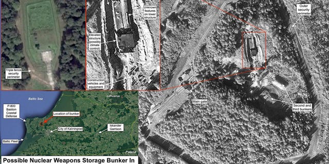 An image from a report from the Federation of American Scientists on the upgrade of a nuclear weapons storage facility in Kaliningrad.
