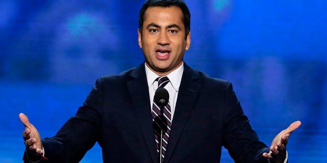 In this Sept. 4, 2012 file photo, Actor Kal Penn addresses the Democratic National Convention in Charlotte, N.C.