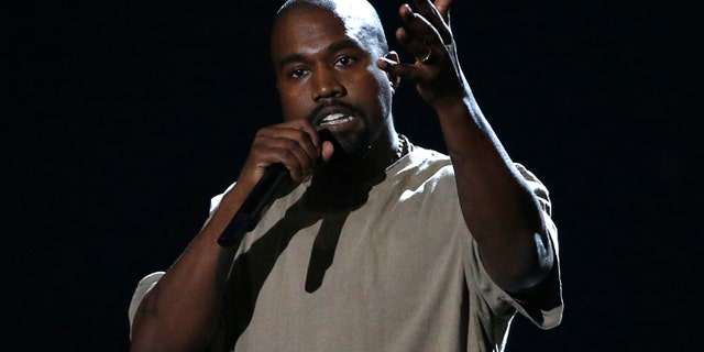 August 30, 2015. Kanye West accepts the Video Vanguard Award at the 2015 MTV Video Music Awards in Los Angeles.