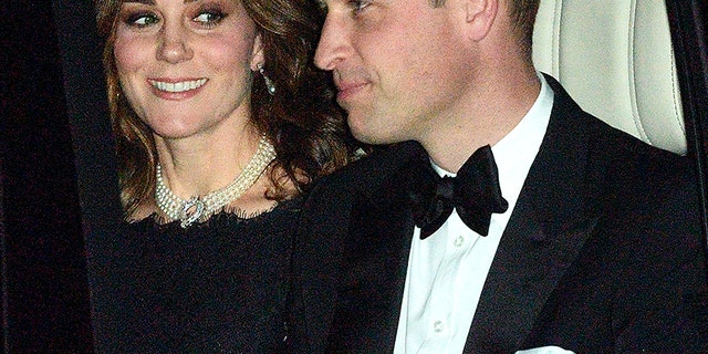 The Duke and Duchess of Cambridge attend The Queen and Duke of Edinburgh's 70th Anniversary Dinner at Windsor Castle, Windsor, Berkshire, on the 20th November 2017.