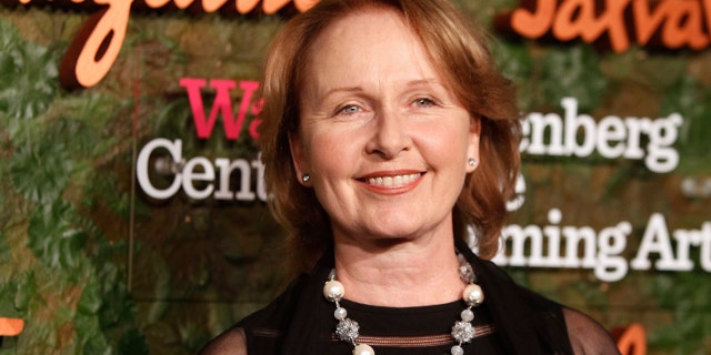 Kate Burton, daughter of late actor Richard Burton, arrives at the Wallis Annenberg Center for the Performing Arts Inaugural Gala in Beverly Hills, California October 17, 2013.