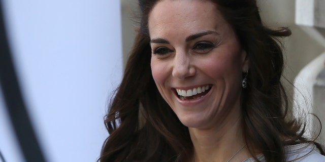 Britain's Catherine, Duchess of Cambridge arrives at an event for the Anna Freud Centre at Spencer House in London, Britain May 4, 2016.