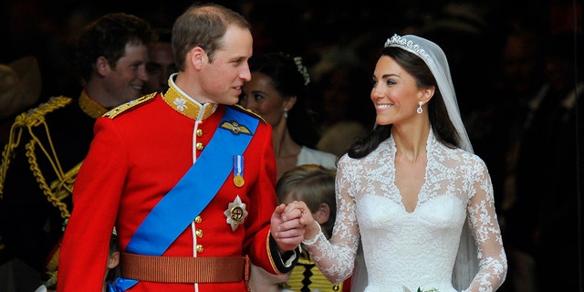 Prince William and Kate Middleton, the Prince and Princess of Wales, married in 2011. They share three children.