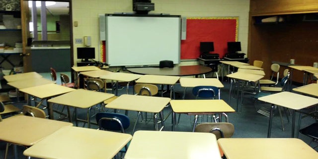 A classroom at the Kelly Full Service Community School. Administrators there hope that a new no homework policy, combined with a longer school day this upcoming year will improve students' performance in the classroom.