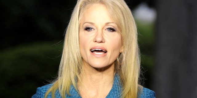 Trump senior advisor Kellyanne Conway speaks about the firing of FBI Director James Comey at the White House in Washington, U.S., May 10, 2017.