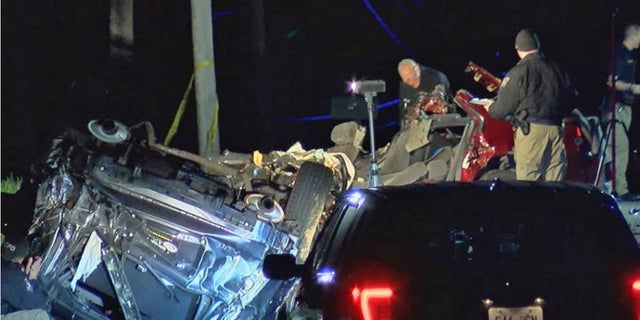 A couple and their three young children were killed in a car crash while going to see a family member, Fox 19 reports.