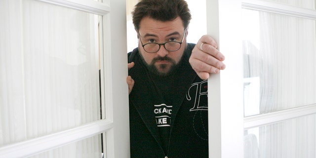 Kevin Smith, director and writer of the movie "Zack and Miri Make a Porno", poses in Los Angeles October 19, 2008.