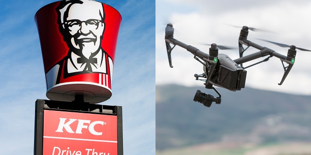 Don't throw away your chicken wing box...it can be turned into a drone.