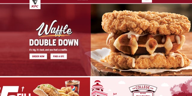 The item's tagline? "It's big, it's back, and yea that's a waffle."