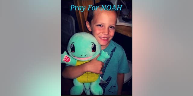 Noah Surrett's mother said her son has been responsive since being rushed to the hospital.