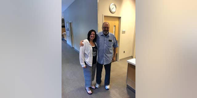 “I knew in my heart that it was meant to give him my kidney," Crysti Shirley, pictured on the left, said of her decision.