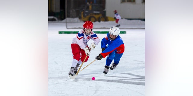 Children's youth hockey.