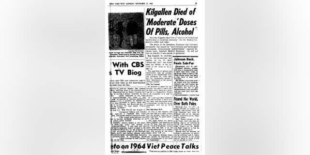 The New York Post covered Dorothy Kilgallen's death in a November 1965 story.