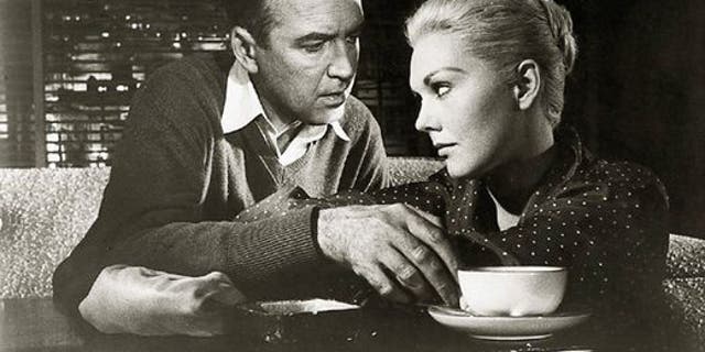 Jimmy Stewart and Kim Novak in 'Vertigo.' (Universal)