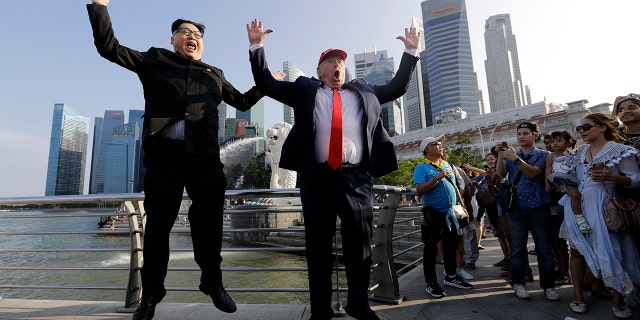 "If there's a peace prize that anybody should get, we should get it," said Trump impersonator Dennis Alan.