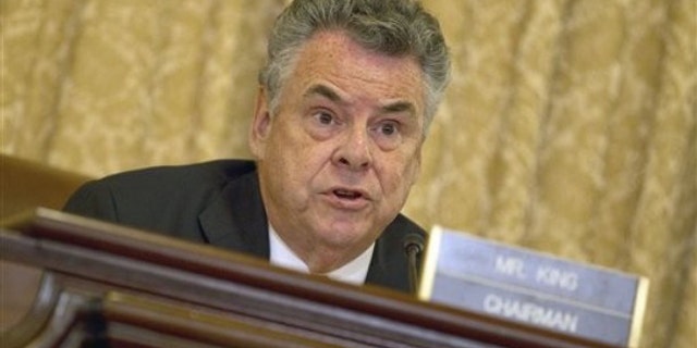 House Homeland Security Committee Chairman Rep. Peter King presides over a hearing on Islamic radicalization July 27 on Capitol Hill.
