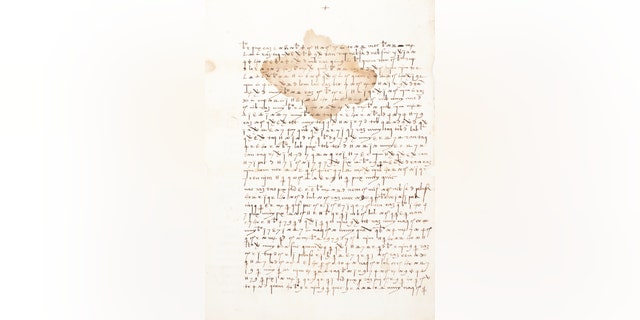 One of the letters written by King Ferdinand II of Aragon to his military commander Gonzalo Fernández de Córdoba using secret code.