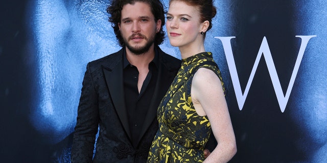 Kit Harington with wife Rose Leslie.
