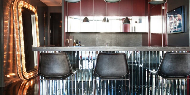 Turn your kitchen into a chic lounge.
